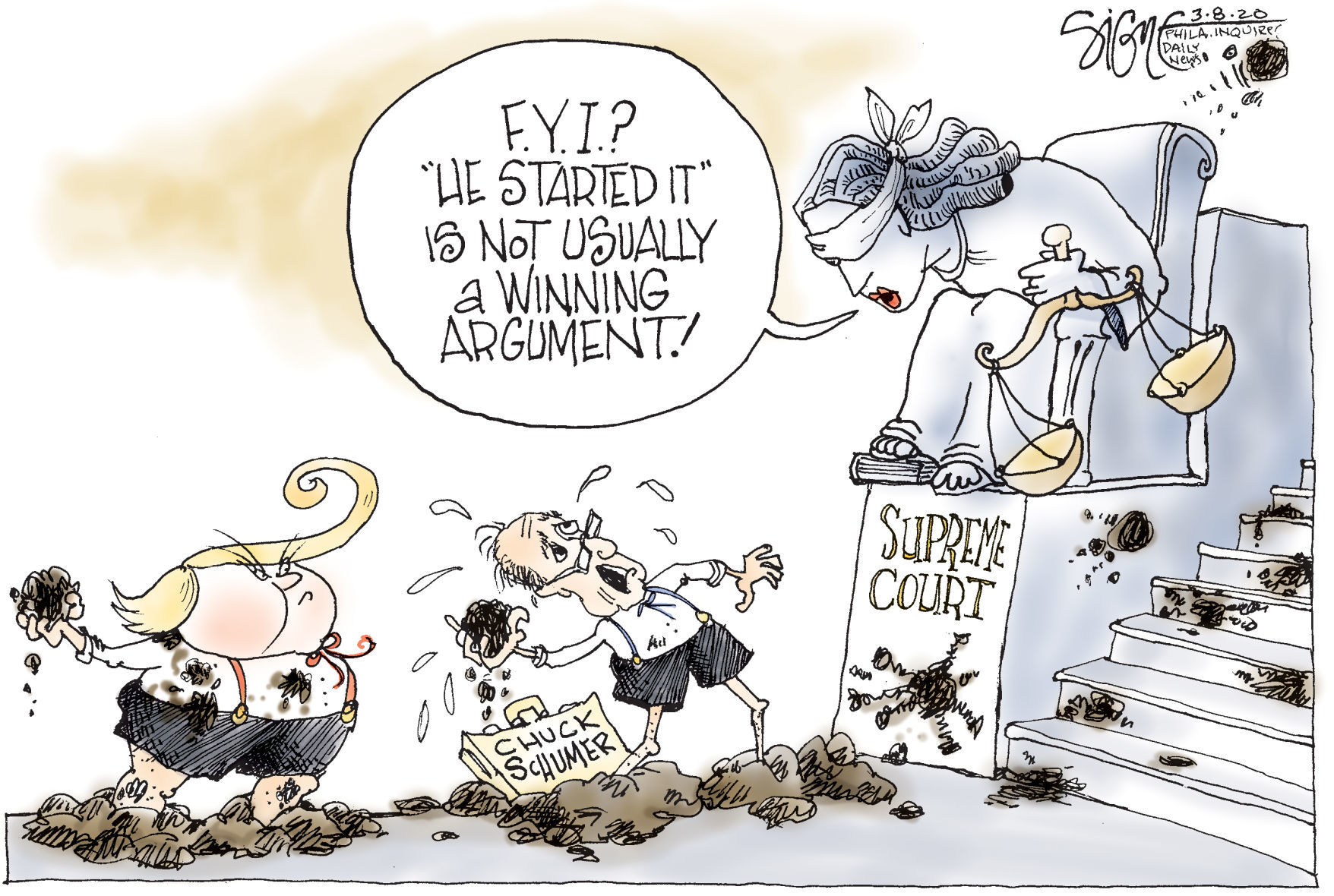 Signe Wilkinson editorial cartoon